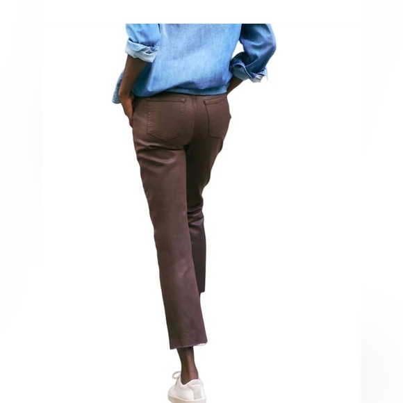 Frank & Eileen Cork Everyday Jeans in Waxed Denim chocolate size 26 NWOT - Picture 8 of 9